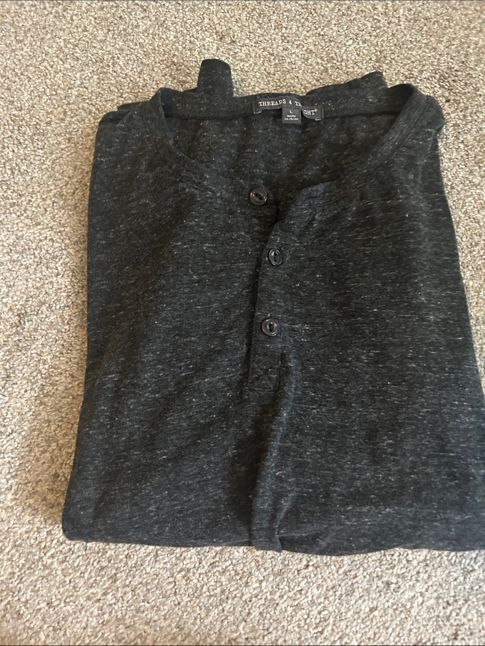 Men's t shirt with buttons